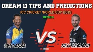 Dream11 Prediction: SL vs NZ, Cricket World Cup 2019, Match 3 Team Best Players to Pick for Today’s Match between Sri Lanka and New Zealand at 3 PM